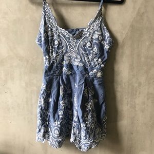 Sweet Embroidered Romper